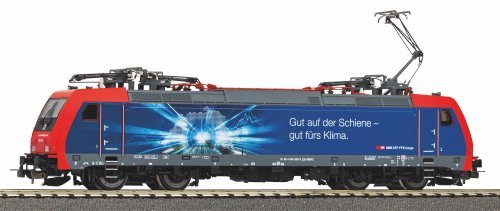 Sound Electric Locomotive 484 020 "Gut fürs Klima" SBB Cargo VI AC Version, incl. PIKO Sound Decoder, HO, PIKO 21621