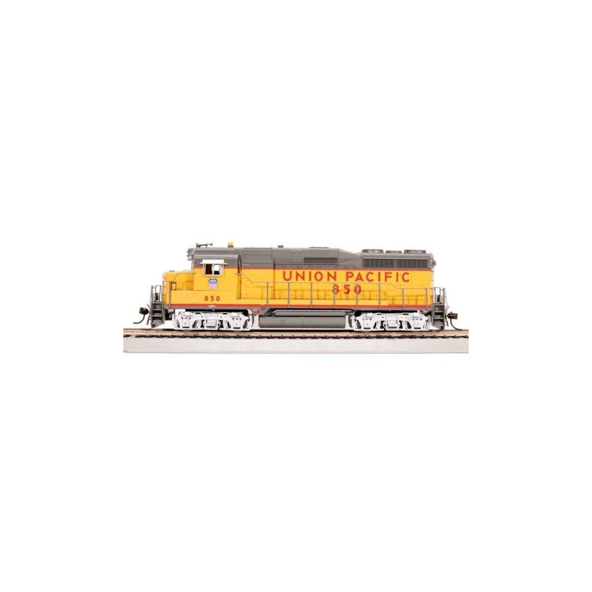 EMD GP30 - Sound and DCC - Paragon4(TM) -- Union Pacific 847 (Armour Yellow, gray, red Shield on Cab), HO, Broadway Limited Impo