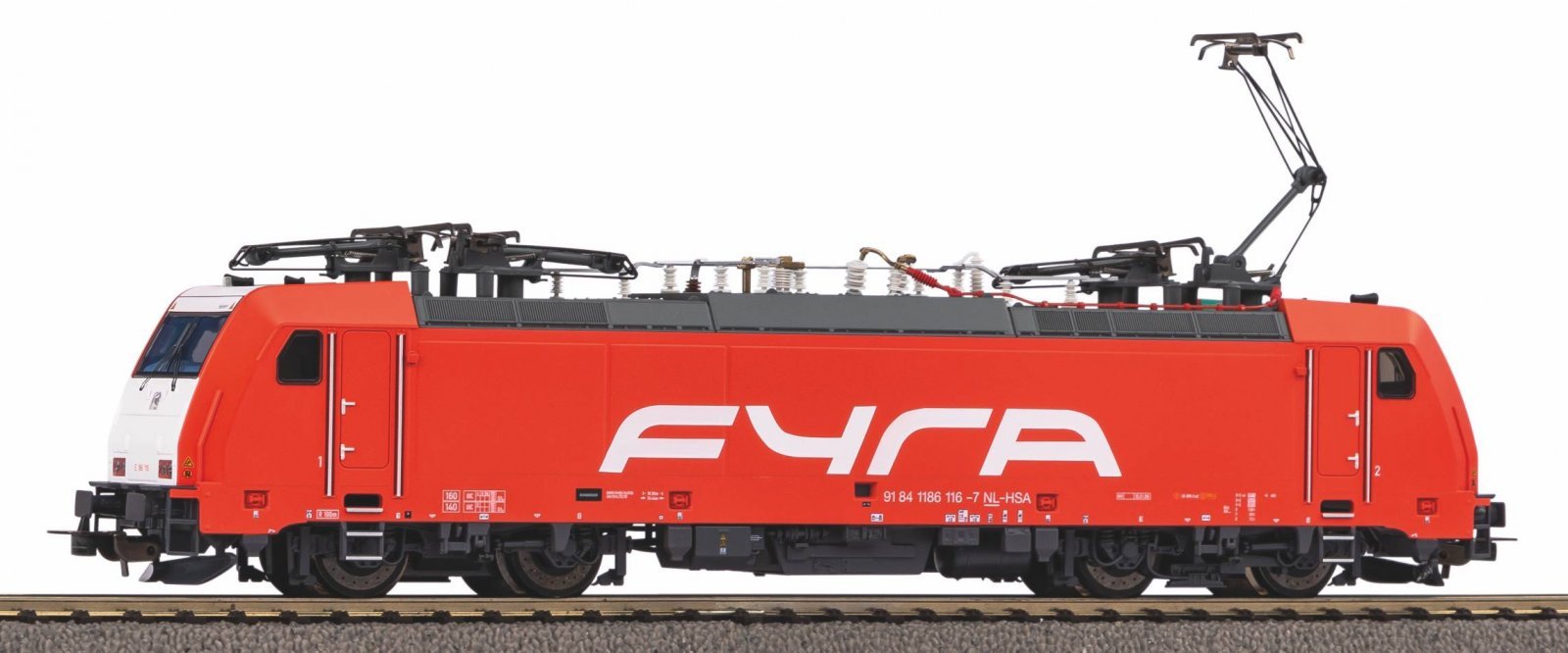 Electric Locomotive BR 186 FYRA V, HO, PIKO 21624
