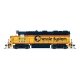 EMD GP35 Low Nose - Sound and DCC - Paragon4(TM) -- Chessie System B&O 4386 (Renumbered CSX, yellow, blue, vermillion), HO, Broa