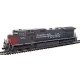 GE C44-9W w/LokSound & DCC -- Southern Pacific 8132 (gray, red), HO, Kato USA Inc 376631LS