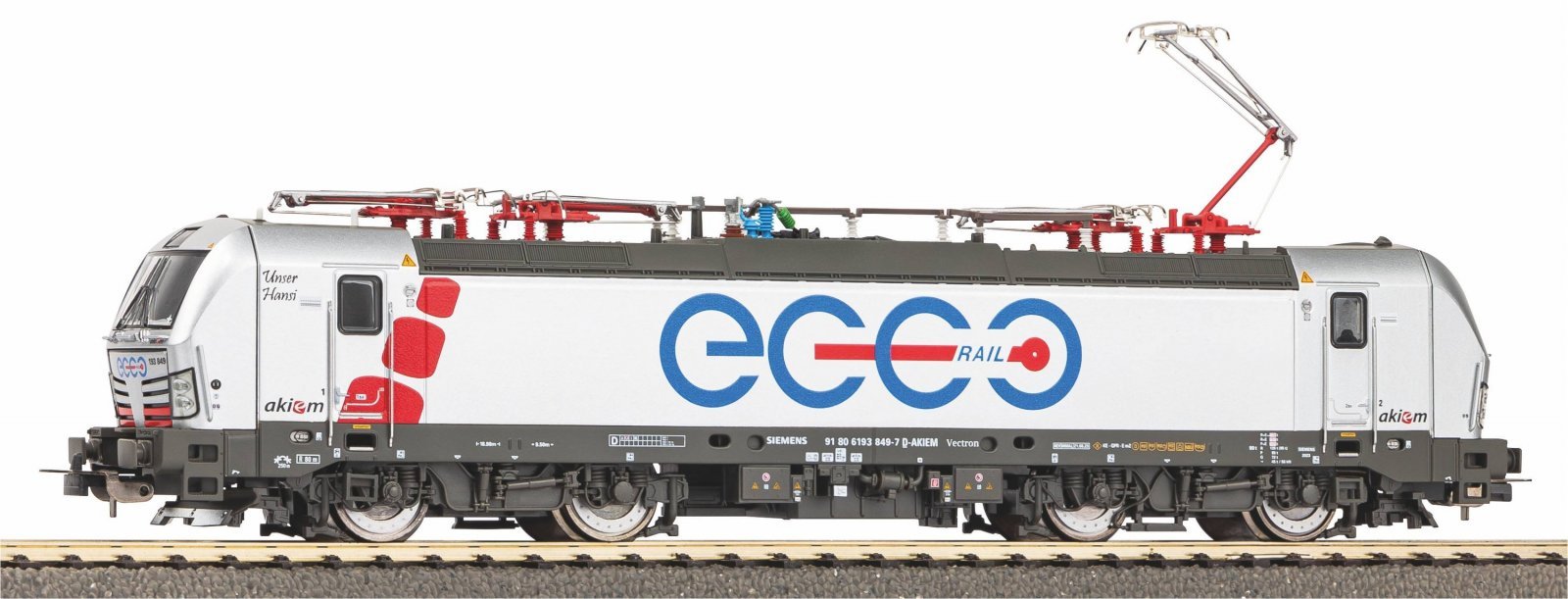 ~BR 193 Electric Ecco-Rail VI Sound, HO, PIKO 21674