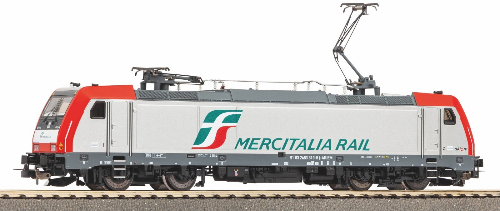 Electric Locomotive E.483 Mercitalia VI, HO, PIKO 21678