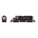 EMD GP20 - Sound and DCC - Paragon4(TM) -- Southern Pacific 7035 (Fantasy Scheme, Black Widow, black, silver, orange,, HO, Broad