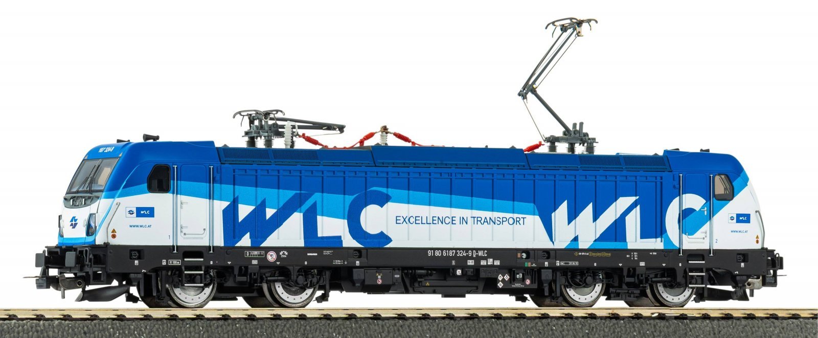 Electric Locomotive BR 187 WLC Era VI, HO, PIKO 21733