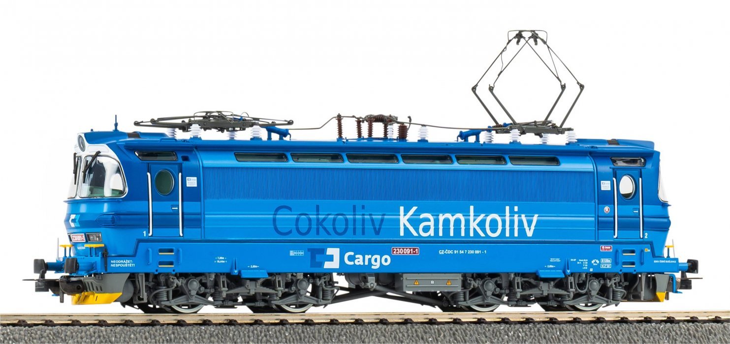 ~Electric Locomotive/Sound Rh 230 CD Cargo VI + PluX22 Dec., HO, PIKO 21739