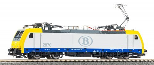 Electric Locomotive BR 186 SNCB VI + DSS 8-pin, HO, PIKO 21761