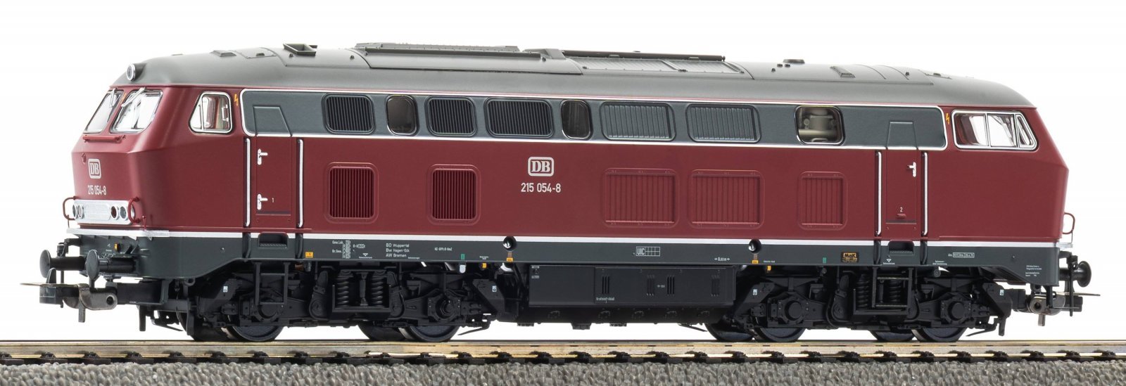 Diesel Locomotive BR 215 DB IV + DSS PluX22, HO, PIKO 22060
