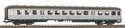 Passenger Car Silberling 2. Class DB Era IV, HO, PIKO 23603