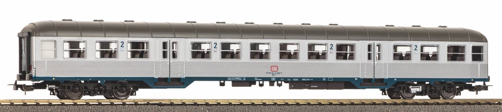 Passenger Car Silberling 2. Class DB Era IV, HO, PIKO 23603