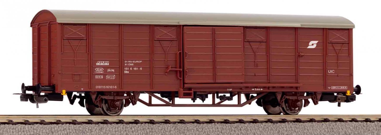Gbs Boxcar OBB IV, HO, PIKO 24519