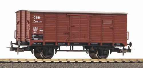 Covered Freight Car ČSD Era III, HO, PIKO 24544