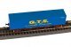 Container Flat Car GTS FS V 1x40" Container, HO, PIKO 27700