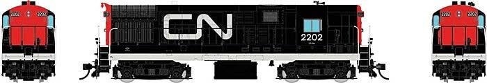 FM H16-44 - Sound and DCC -- Canadian National 2205 (black, white, red, Noodle Logo), HO, Rapido Trains Inc 44535