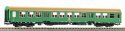 Halberstadt Center-Entrance Car green 2. Class brn. roof DR IV, HO, PIKO 28002