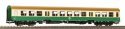 Halberstadt Center-Entrance Car beige-green 2. Class brown roof DR Era IV, other number, HO, PIKO 28005