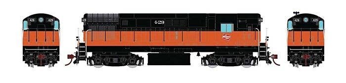 FM H16-44 Phase III - Sound and DCC -- Milwaukee Road 429 (orange, black), HO, Rapido Trains Inc 44505