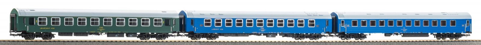 3-Piece Set Y Car CSD Istropolitan/Dukla, HO, PIKO 28319