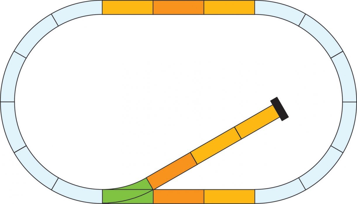 G-Siding Track Set, G, PIKO 35301