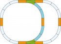 G-Double Oval Track Set, G, PIKO 35302