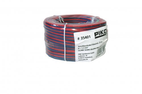 G-Red/Blue Cable, 16AWG, 25m, G, PIKO 35401
