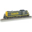 Alco RS3 - Sound and DCC - Sound Value -- Santa Fe (blue, yellow), HO, Bachmann Industries 68615