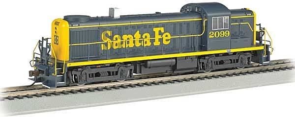 Alco RS3 - Sound and DCC - Sound Value -- Santa Fe (blue, yellow), HO, Bachmann Industries 68615