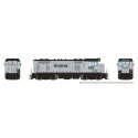 Santa Fe CF7 w/Square Cab - Sound and DCC -- Amtrak 582 (silver, black), HO, Rapido Trains Inc 70622