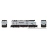 Santa Fe CF7 w/Square Cab - Sound and DCC -- Amtrak 582 (silver, black), HO, Rapido Trains Inc 70622