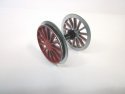 G-BB Plated Traction Wheelset BR194, Red, G, PIKO 36085