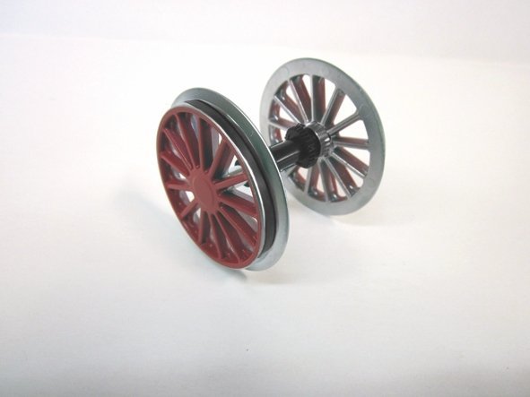 G-BB Plated Traction Wheelset BR194, Red, G, PIKO 36085