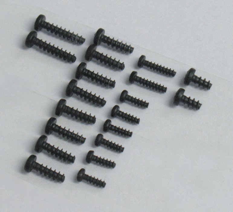 Screws, 16 pcs, G, PIKO 36090