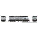 Santa Fe CF7 w/Square Cab - Sound and DCC -- Amtrak 586 (silver, black), HO, Rapido Trains Inc 70623