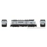 Santa Fe CF7 w/Square Cab - Sound and DCC -- Amtrak 586 (silver, black), HO, Rapido Trains Inc 70623