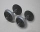 G-Metal Wheelset, 30mm, Plated, 2 Pcs, G, PIKO 36164
