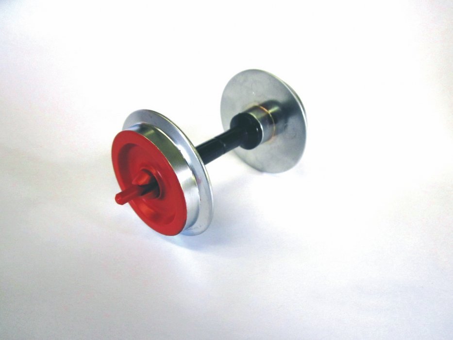 G-Metal Wheelset, 30mm, Plated, Red, 2 Pcs, G, PIKO 36166