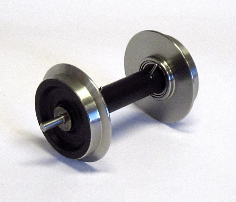 G-BB Metal Wheelsets w/Pickups, 30mm, 2 Pcs, G, PIKO 36167