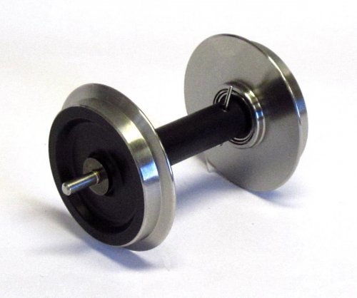 G-BB Metal Wheelsets w/Pickups, 35mm, 2 Pcs, G, PIKO 36168