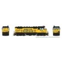 Santa Fe CF7 w/Square Cab - Sound and DCC -- Maryland & Pennsylvania 1504 (yellow, black), HO, Rapido Trains Inc 70630