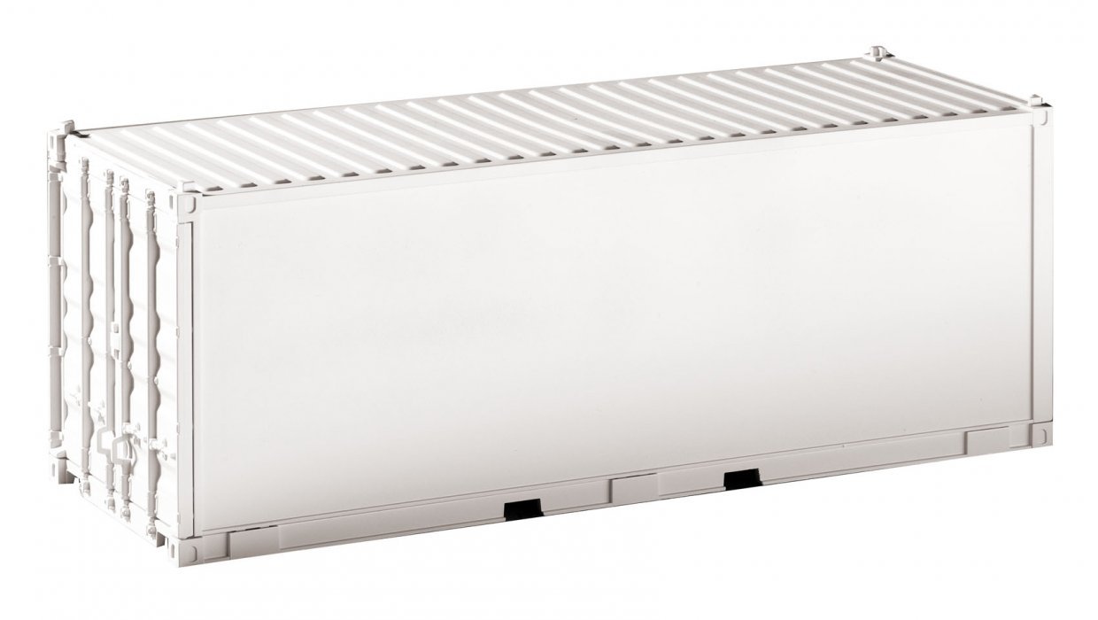 G-Container 20 Undecorated White, G, PIKO 36302