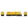 Santa Fe CF7 w/Square Cab - Sound and DCC -- Painted, Unlettered (yellow, black), HO, Rapido Trains Inc 70696