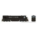 GE C36-7 - Sound and DCC -- Norfolk & Western 8513 (Claytor Scheme, black white, Spelled-Out Roadname), HO, Rapido Trains Inc 42