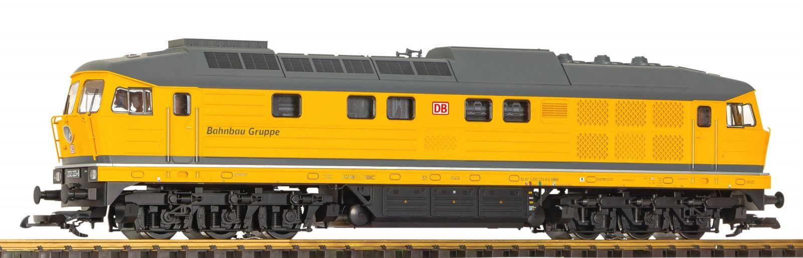 G-Diesel Locomotive/Sound BR 232 DB Bahnbau VI, G, PIKO 37589