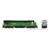 GE C36-7 - Sound and DCC -- Burlington Northern 5057 (Whiteface Scheme, Cascade Green, black), HO, Rapido Trains Inc 42603