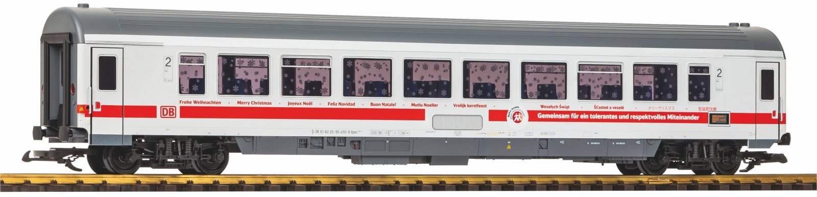 G Passenger Car IC 2. Class "Bahn Azubis gegen Hass und Gewalt" DB AG VI, G, PIKO 37673
