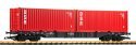 G-Container Flat Car 2 Container DSR DR IV, G, PIKO 37755