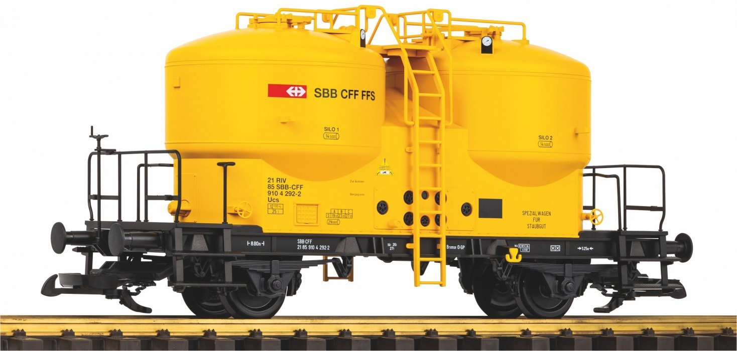 G Cement Silo Car SBB V, G, PIKO 37797