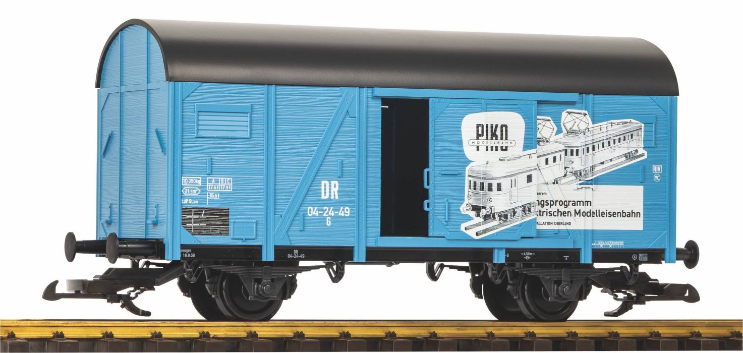 G Covered Freight Car VEB PIKO DR III, G, PIKO 37972