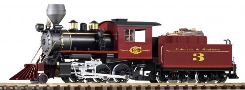 G Steam Locomotive with Tender "Mogul" C&S (incl. Sound+Dampf), G, PIKO 38235