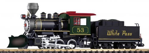 G Steam Locomotive with Tender Mini-Mogul WP&YR (incl. Sound+Dampf), G, PIKO 38260